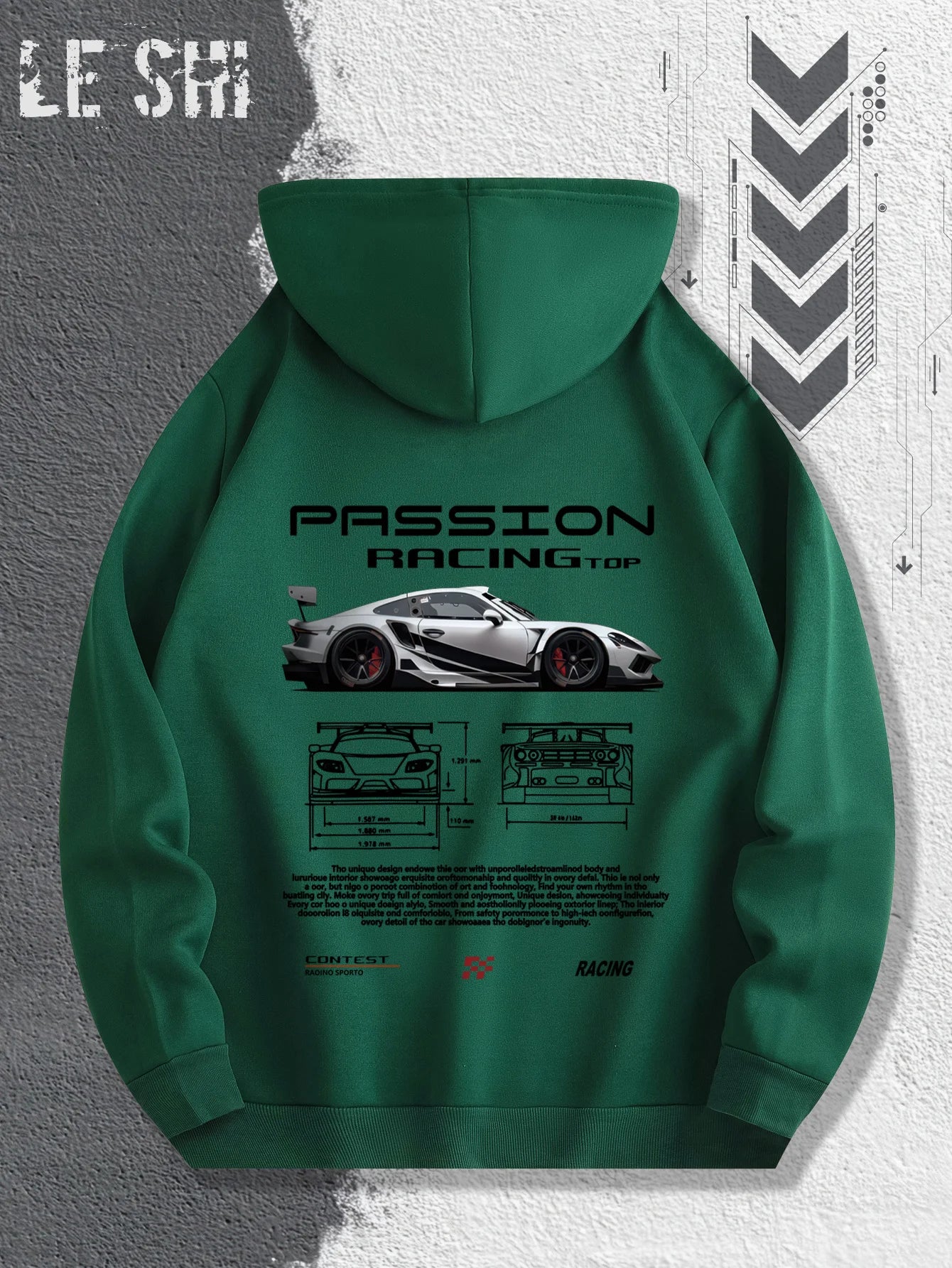 Racing Graphic Hoodie